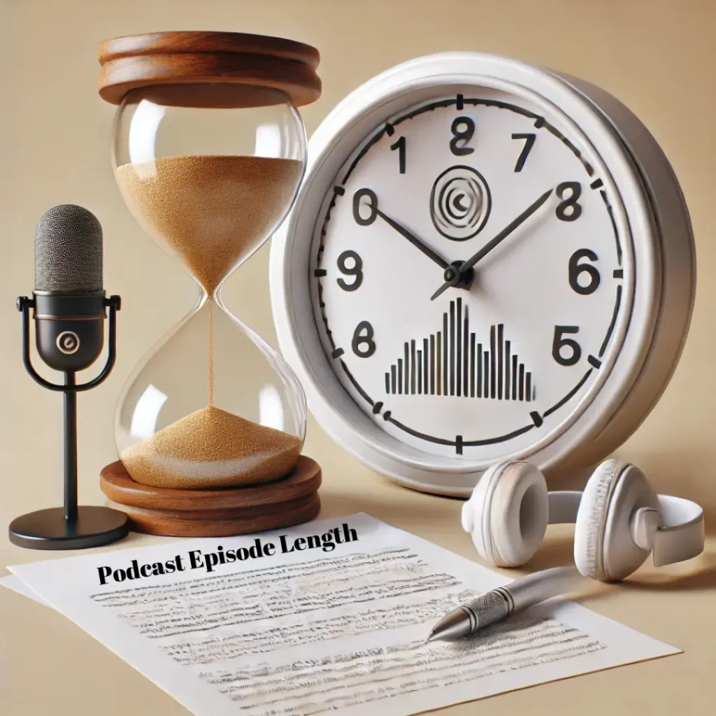 to show that time is of the essence when choosing the right podcast length