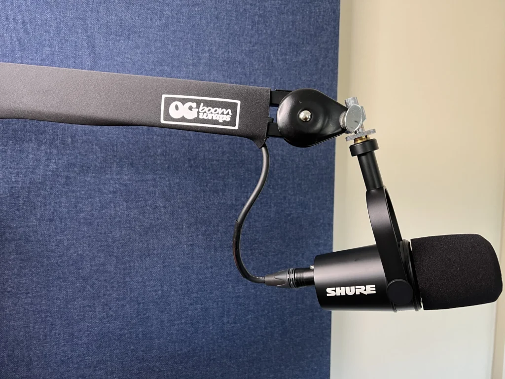 to show the shure mv7 as a great alternative mic to the blue yeti