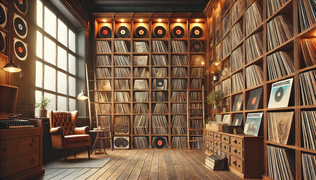 a library full of royalty free music. a podcasters dream