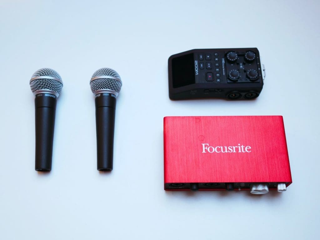 To show different recording equipment
