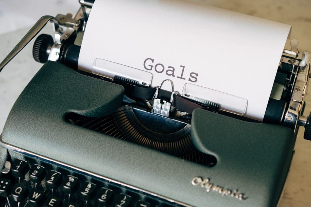 It shows that you need to write down your podcasting goals.