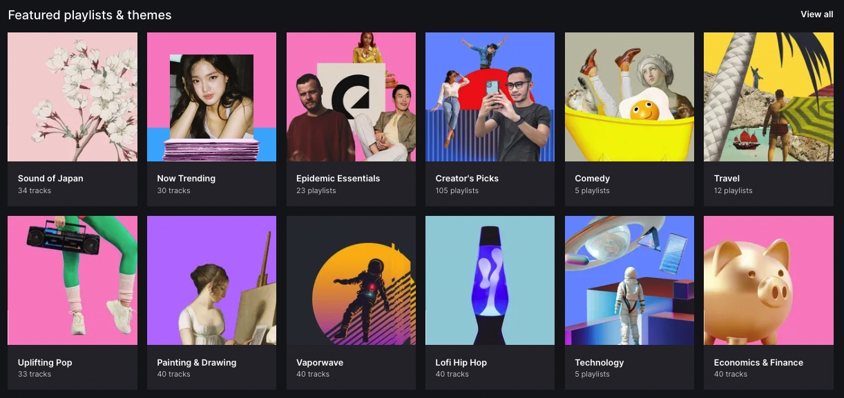 Epidemic Sound The Best Royalty Free Music Library For Content