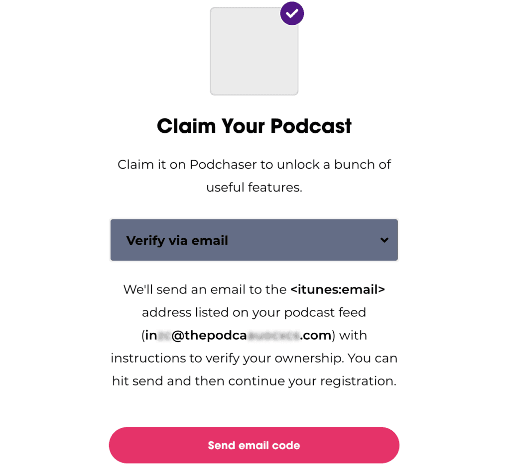 How to claim your podcast on Podchaser