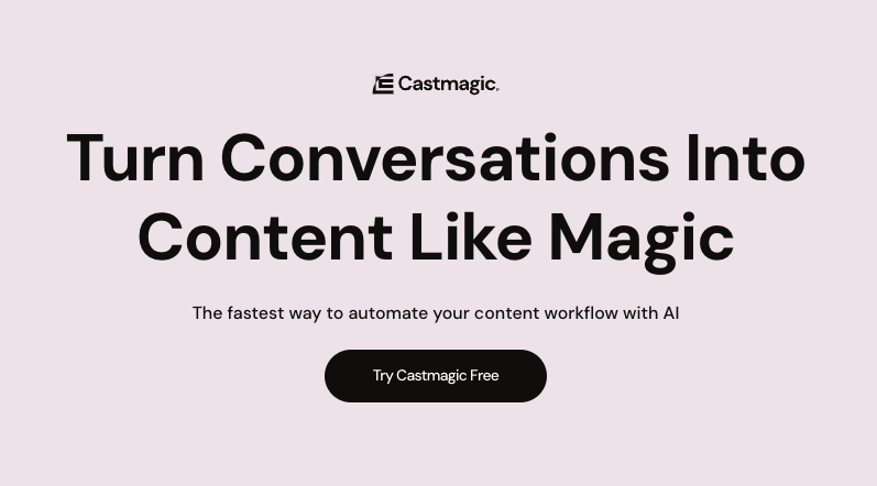 Castmagic's slogan