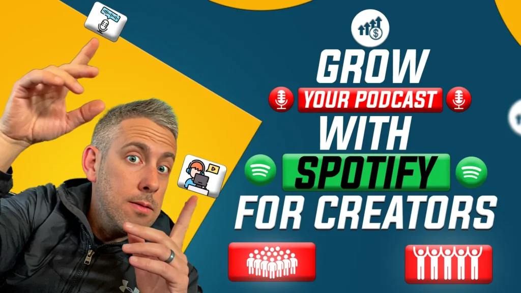 the thumbnail for episode 131 of CLIPPED "Spotify for Creators: The Rebrand, Vertical Video Clips, Video Monetization, Big Promises, and My Honest Take"