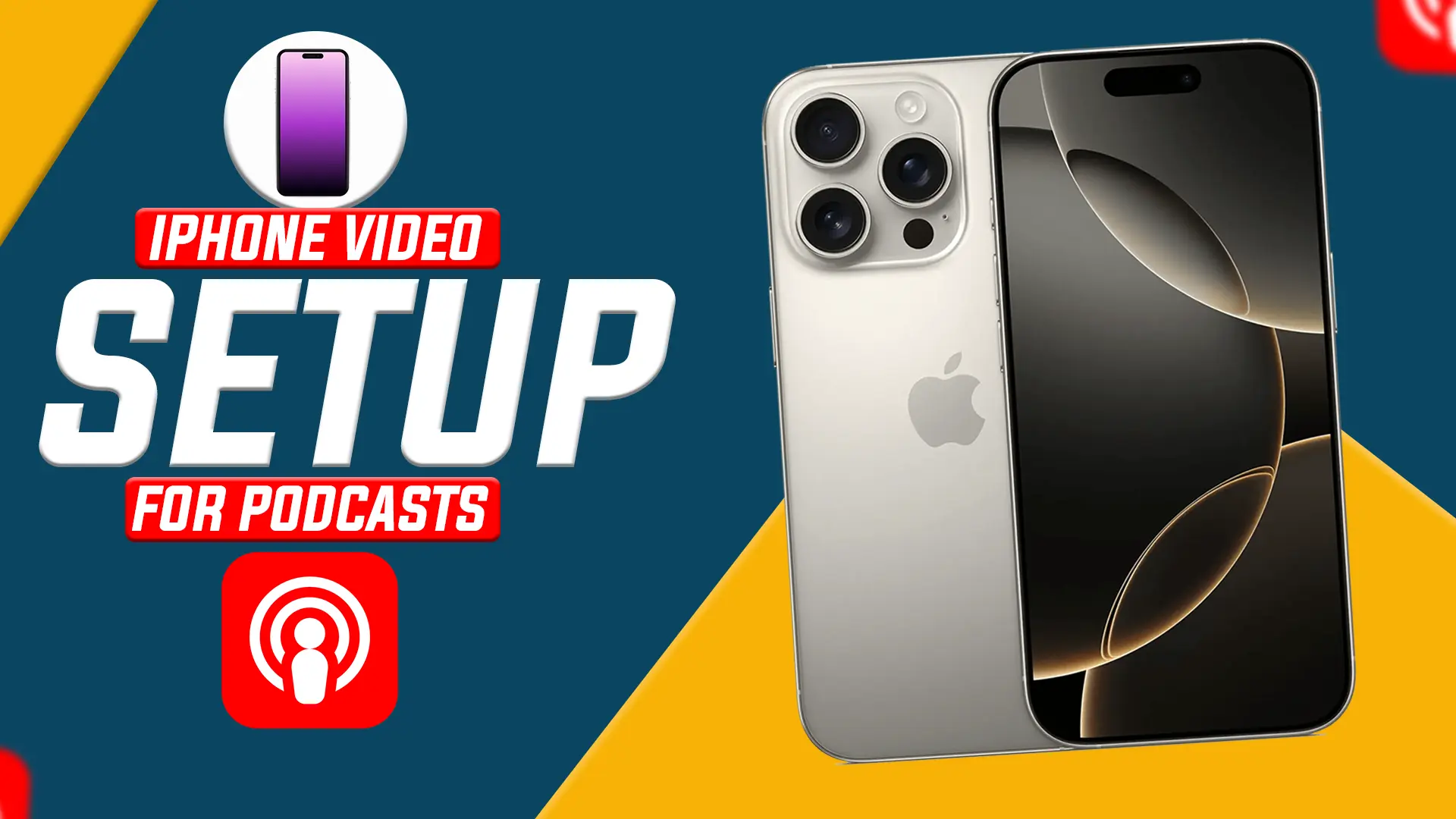 How To Record a Video Podcast on Your iPhone the thumbnail for episode 139 of CLIPPED - "how to record a podcast on iphone"